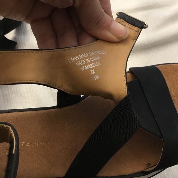 Adrienne Vittadini Sport Mabelle Wedge Sandals Size 9.5 - Picture 11 of 12